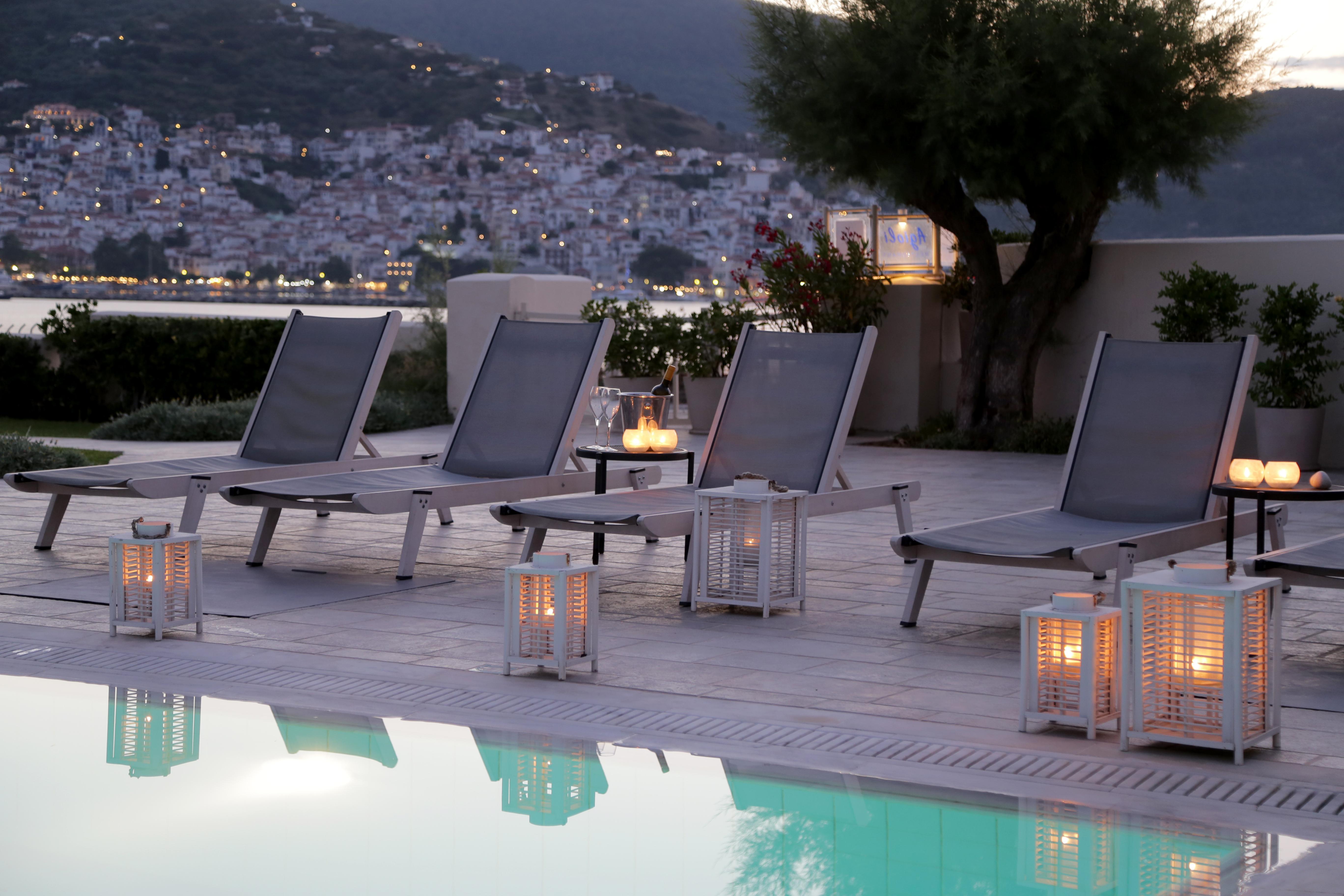 Skopelos Village Hotel エクステリア 写真